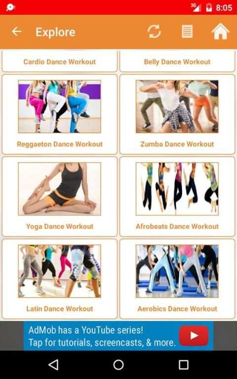 Workout with Dance Videos скриншот 4