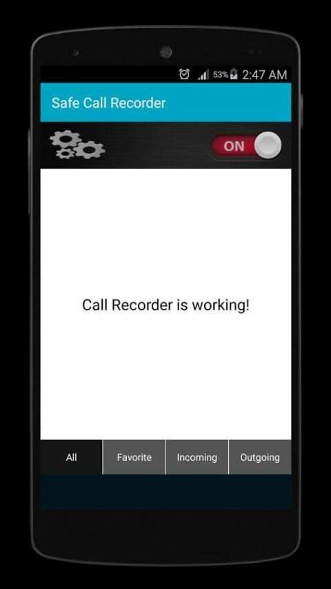 Safe Call Recorder 1 تصوير الشاشة
