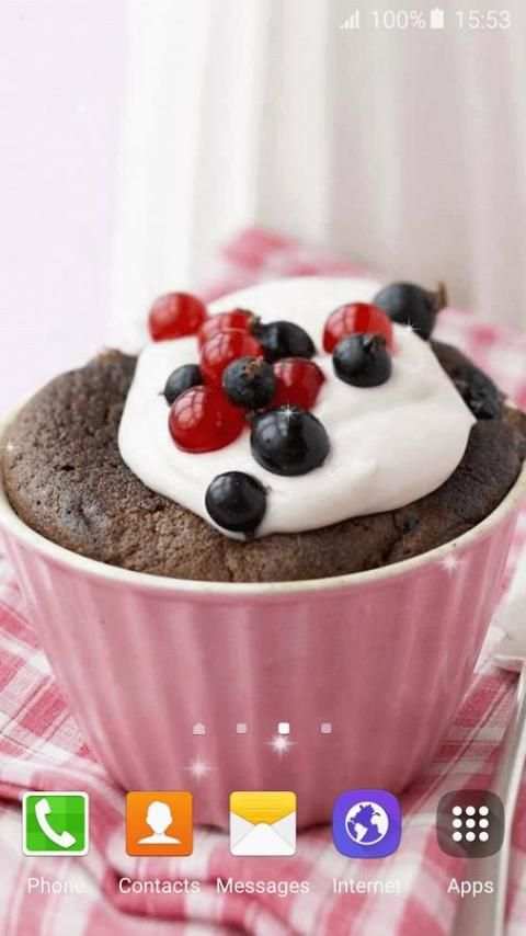 Cupcake Live Wallpaper screenshot 1