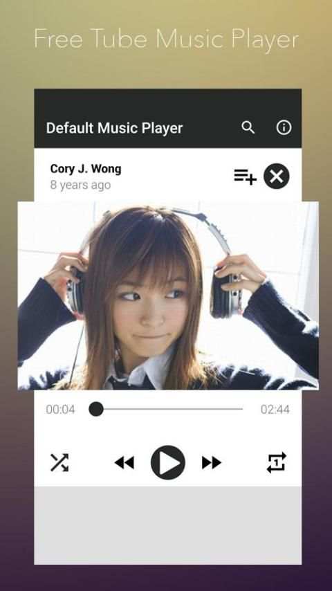 Free Tube Music Player screenshot 2