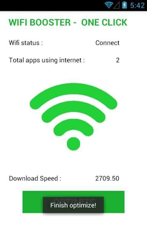 WiFi Booster - One Click स्क्रीनशॉट 1