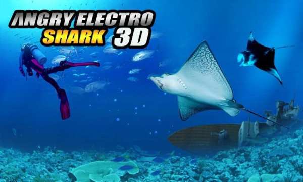 Angry Electro Shark 3D screenshot 2