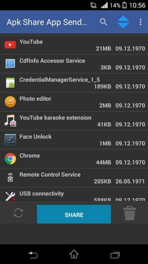 Apk Share App Send Bluetooth screenshot 2