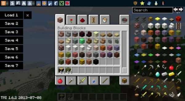 TooManyItems Mod for Minecraft screenshot 1