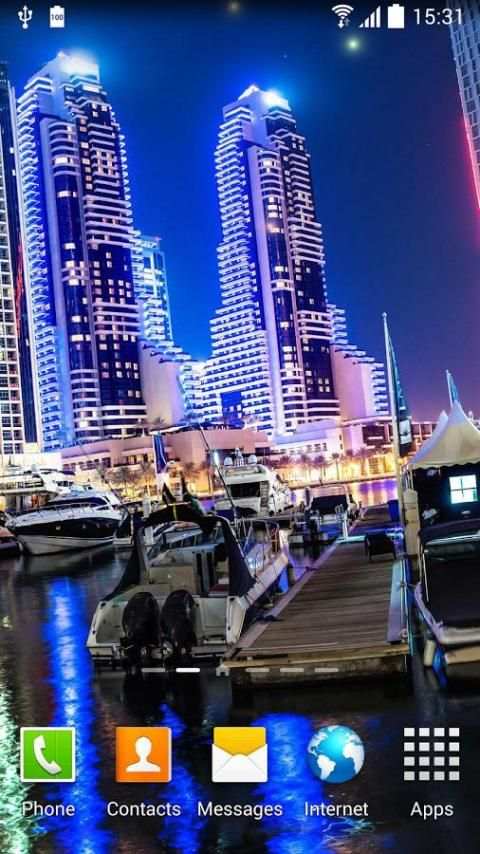 Dubai Night Live Wallpaper 9 تصوير الشاشة