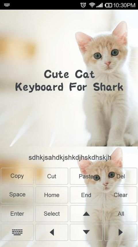 Cute Cat -Love Emoji Keyboard screenshot 4