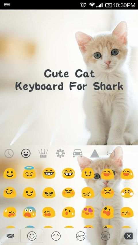 Cute Cat -Love Emoji Keyboard screenshot 5