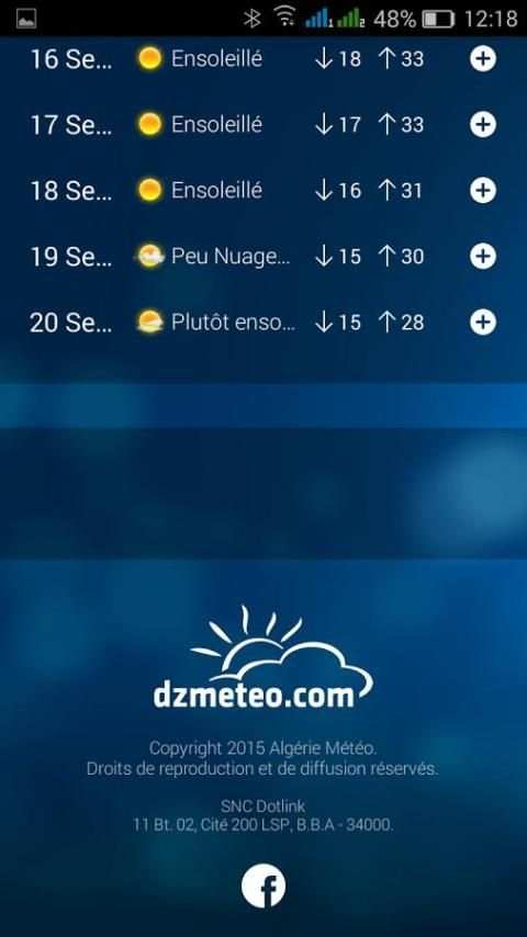 Météo DZ скриншот 1