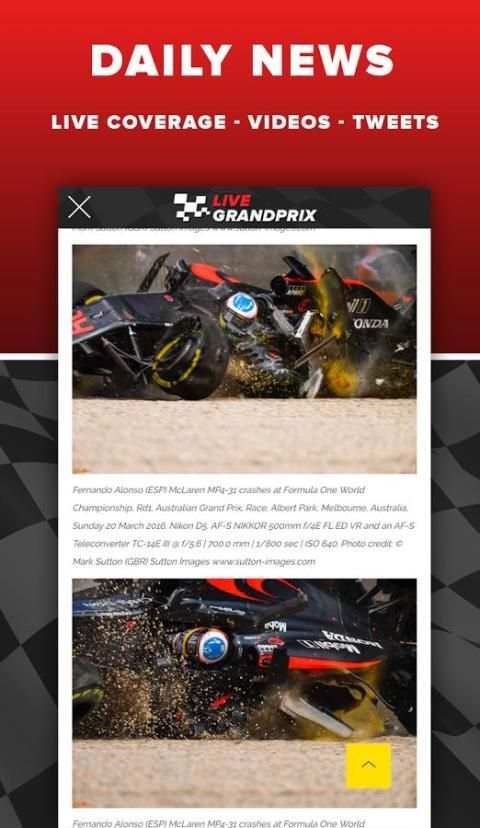 Live Grand Prix - Formula News 2 تصوير الشاشة