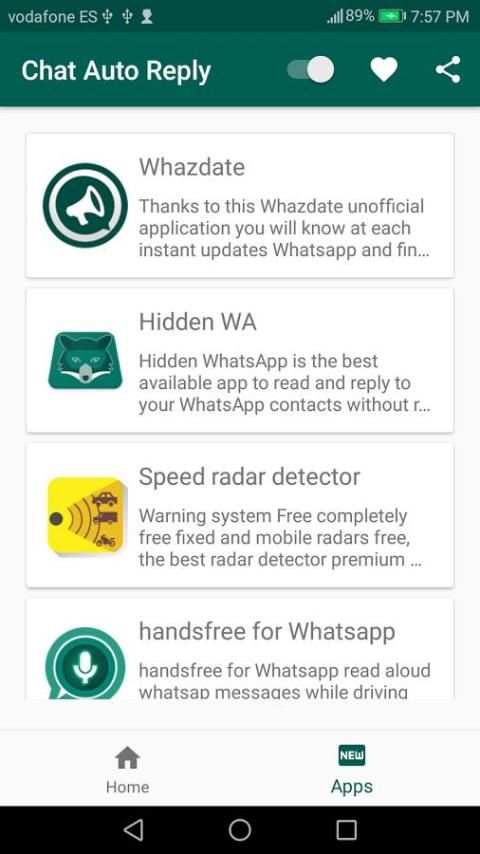 Mesin penjawab untuk WhatsApp screenshot 1