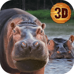 ikon Hippo Wild Life Simulator 3D
