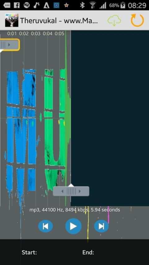 Mp3cutter screenshot 2