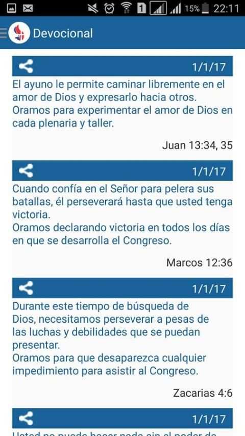Evento CFA screenshot 1