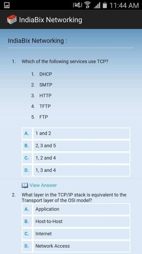 IndiaBix Networking स्क्रीनशॉट 3