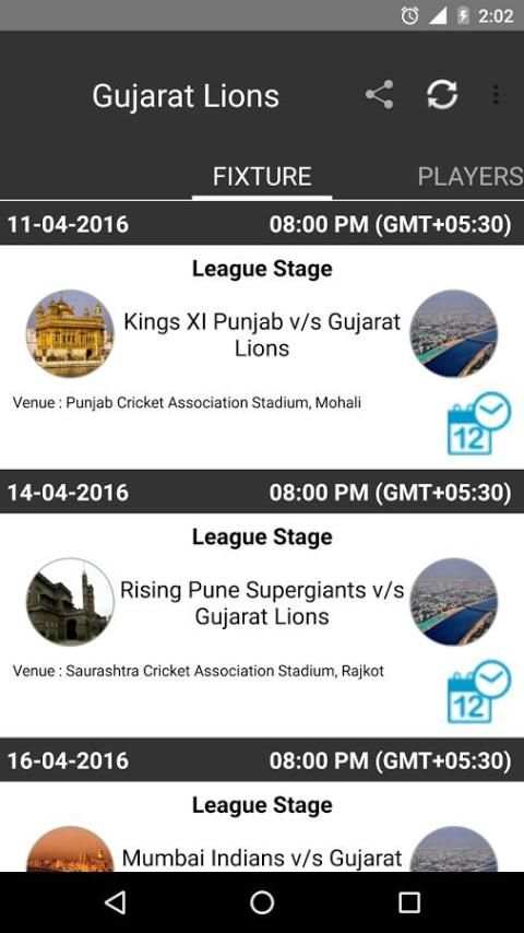 Live IPL 2016 Update, Schedule स्क्रीनशॉट 4