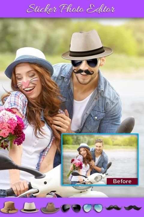 Stickers Photo Editor स्क्रीनशॉट 1