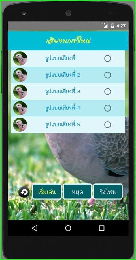 เสียงนกเขาใหญ่ เสียงนกเขาหลวง screenshot 1
