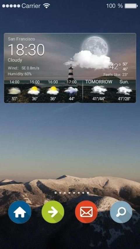 Weather screenshot 2