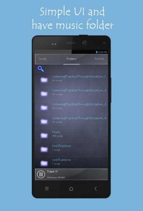 Mp3 Player 3D Android скриншот 4