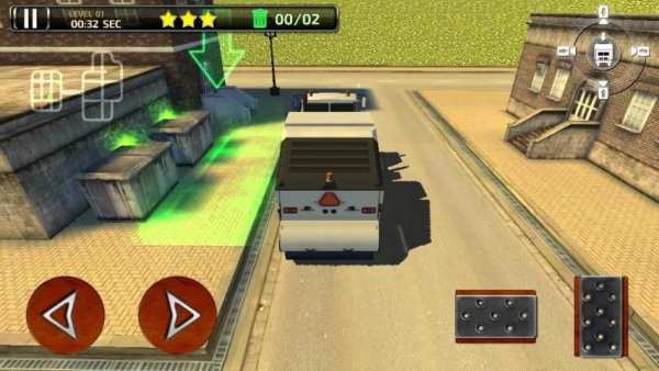 3D Garbage Truck Parking Game screenshot 1