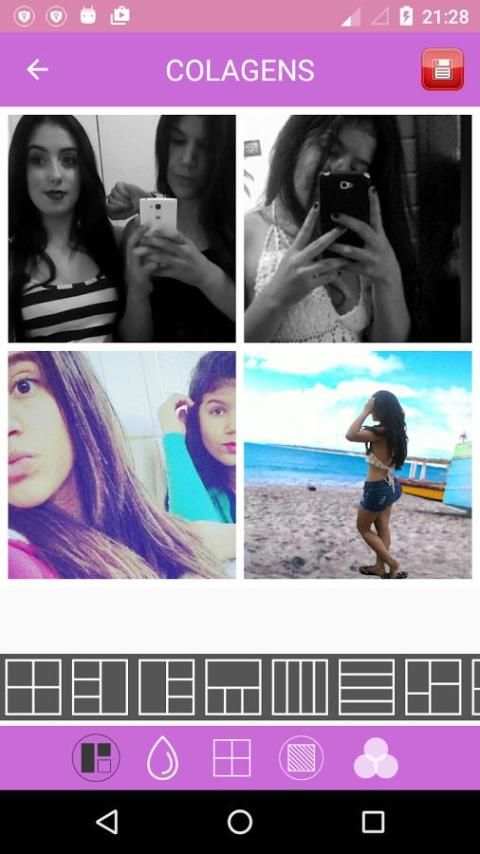 Editor Colagens Foto Grid Snap screenshot 4