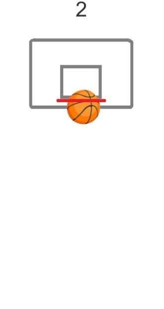 Facebook Basketball Game screenshot 2
