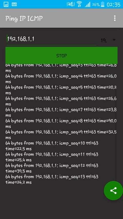 Ping IP Host скриншот 2