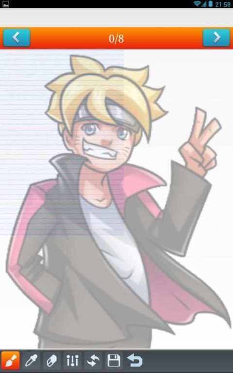 How To Draw Naruto Anime 7 تصوير الشاشة