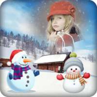 Snow Fall Photo Frame on 9Apps