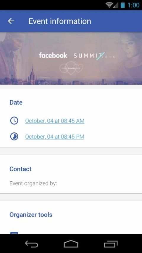 Facebook Summit 2016 screenshot 1