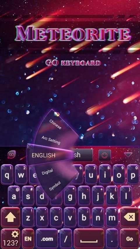 Meteorite Emoji Keyboard Theme screenshot 7
