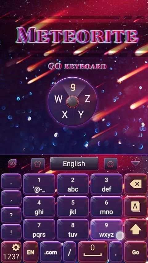Meteorite Emoji Keyboard Theme screenshot 6