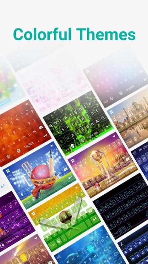 Crickey Keyboard Free Stickers 1 تصوير الشاشة