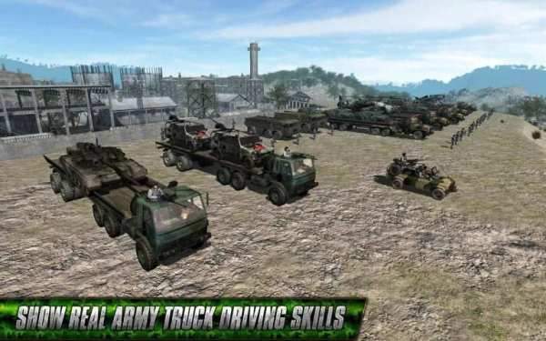 Off Road Army Truck Driving screenshot 2