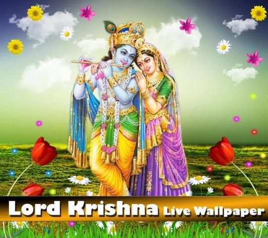 Lord Krishna Live Wallpaper स्क्रीनशॉट 1