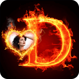 Fire Text Photo Frame иконка