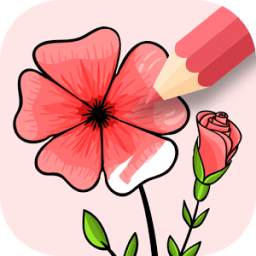 Flowers Coloring Game