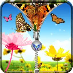 Butterfly Love Zipper Lock