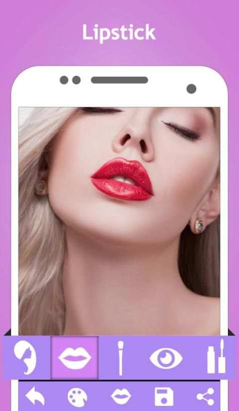 Face Makeup Camera 4 تصوير الشاشة