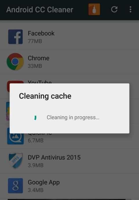 Android CC Cleaner screenshot 2