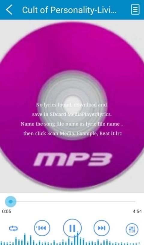 music player for android 7 تصوير الشاشة