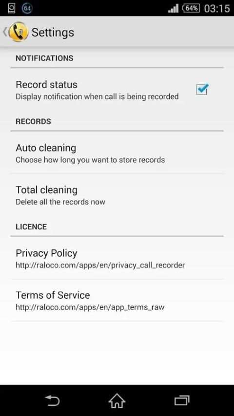 Auto Phone Call Recorder скриншот 5