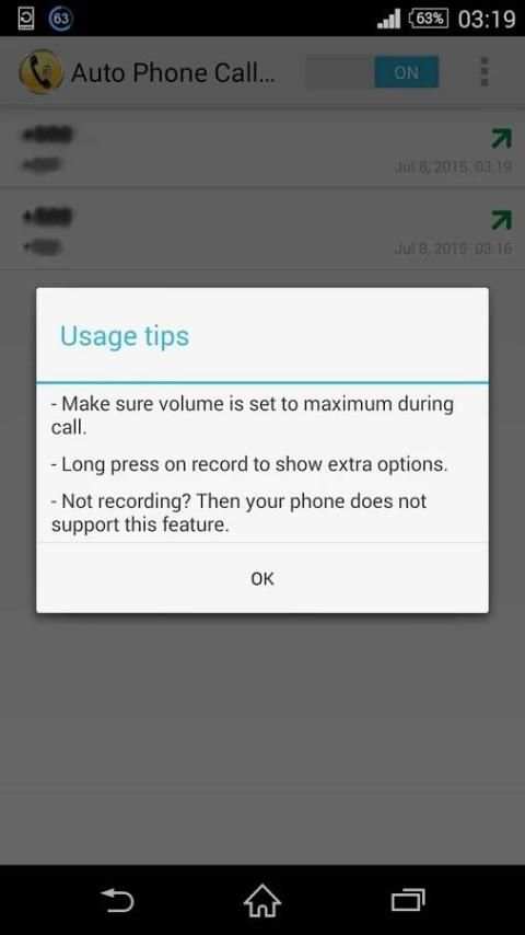 Auto Phone Call Recorder screenshot 3