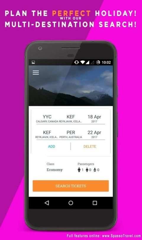 Spasso Cheap Flight Search screenshot 1