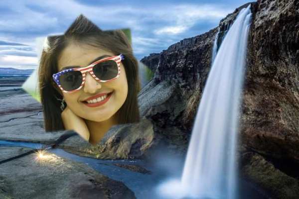 Waterfall Photo Frames скриншот 3