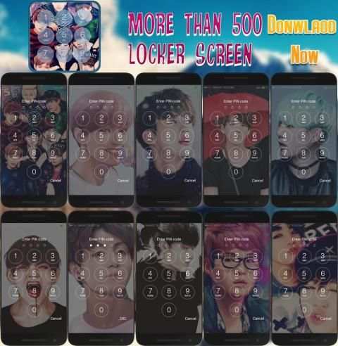 KPOP Lock screen скриншот 14