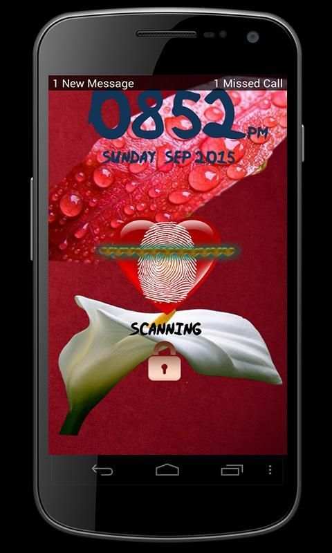 Love Fingerprint Lock Prank screenshot 2