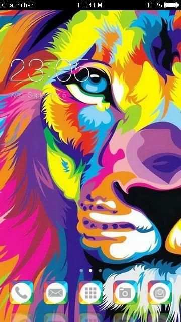 Abstract Lion Theme C Launcher screenshot 3