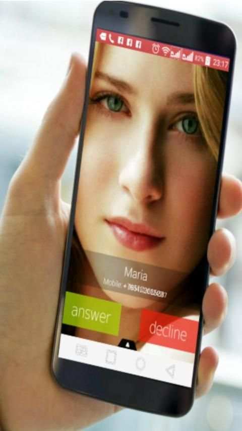 Layar Penuh penelpon ID screenshot 3