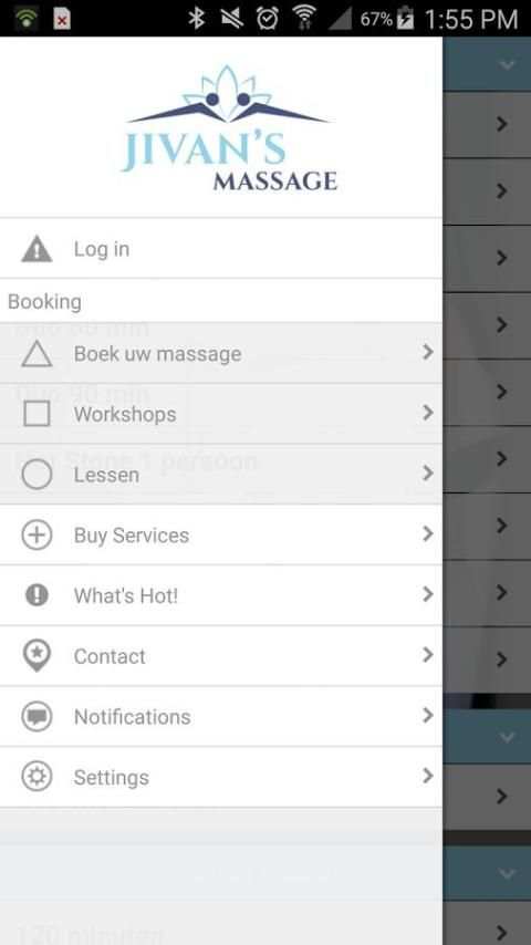 Jivan's Massage screenshot 2